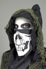 Masken-Tuch Faschingsartikel Skelett