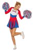 Cheerleader  Rot-Weiss - blau - NEU!!! -